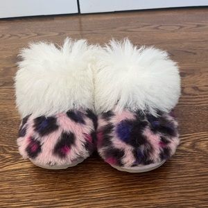 Ugg Girls Pink Cheetah slipper